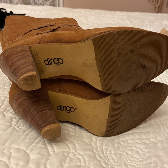 Dingo vintage stacked heel suede boot - Picture 12 of 12